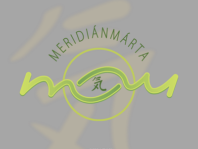 shiatsu massage magra design logo
