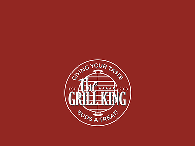 12 Logo Designer Grill King branding design fastfood grill illustration logo restaurant vector