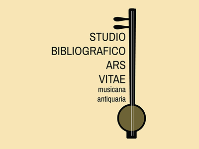 Antiquemusic antique ars bibliografico design logo music studio