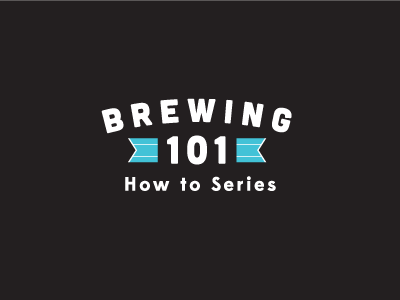 Brewing 101 beer brew logo ribbon