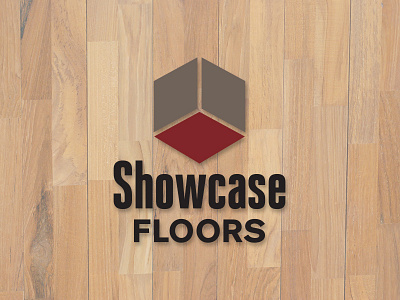 Shocwase Floors flooring icon logo modern simple stacked