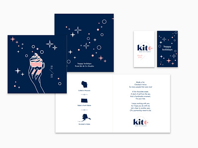 Kit & Co Studio Client Gift holidaycard illustration self promo