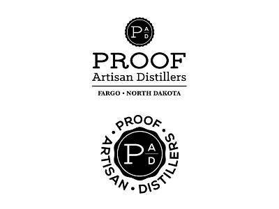 Proof alcohol artisan badge booze brand distillers distillery logo logo design spirits stamp wax seal