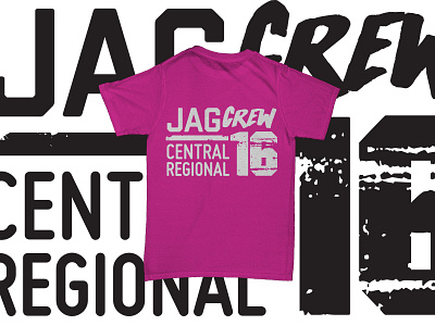 JAG Crew Shirt 2016 crossfit crossfit fargo distressed fargo regionals tshirt