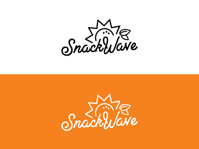 SnackWave food logo package sun sunflower