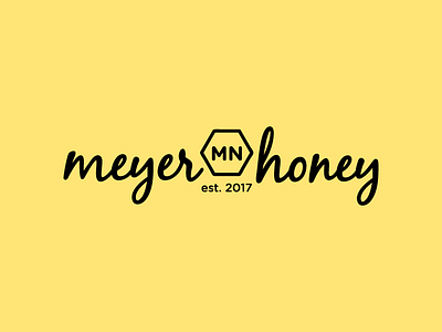 meyer honey artisan craft honey local logo minnesota