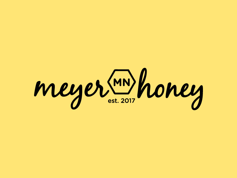 meyer honey minnesota local craft artisan logo honey