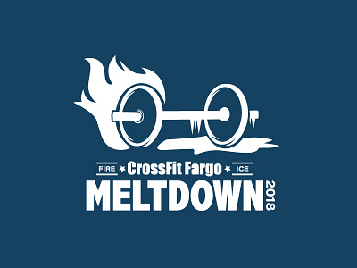 CFF Meltdown 2018 apparel barbell crossfit fire ice t shirt