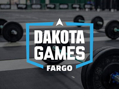 Dakota Games Logo badge competition crossfit gym icon logo north dakota