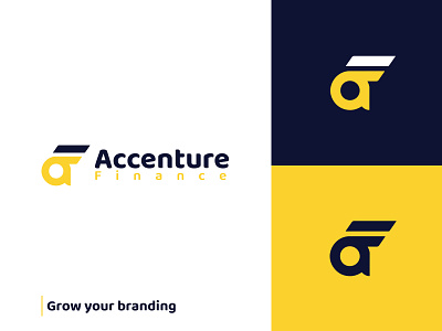Accenture finance adobe illustrator branding finance logo identity logo