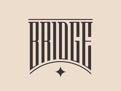 Bridge Lettering lettering letters logo logo monogram type