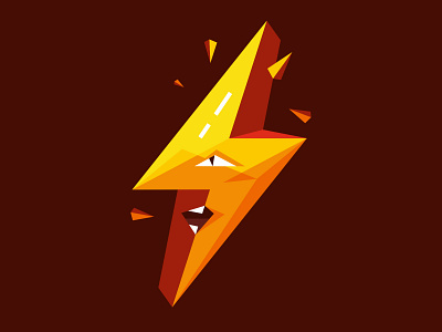 Angry Bolt Logo angry bolt bolt logo design emblem illustration logo logo design logodesign logos logotype vector