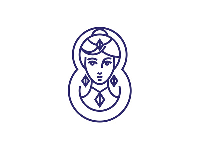 8 March design emlem illustration lady lineart logo logo design logodesign logos logotype woman woman face