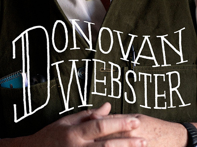 Donovan lettering