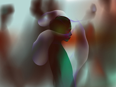 2 autism child depression health illustration light neon neon light psyche realistic vector