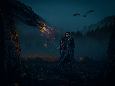 Game Of Thrones photo manipulation advertising got graphic design photo manipulation photosshop