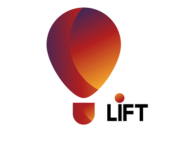 Lift Logo Hot Air Balloon branding graphic design identity logo