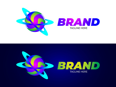 Abstrack Planet Logo branding design graphic design icon illustration logo vector