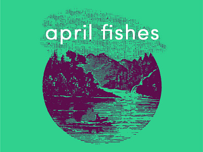 April fishes artwork artwork engraving green improvisation jazz landscape music photoshop purple