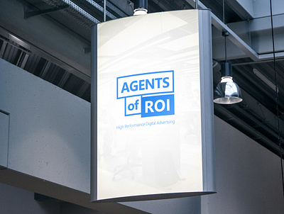 Agents of ROI | Logo advertising branding design logo marketing modular design mongolia mongolian ulaanbaatar