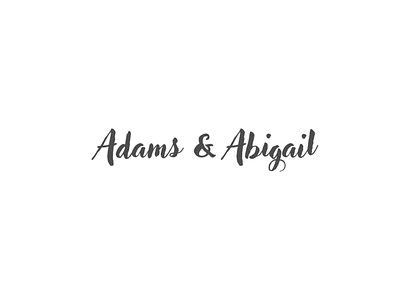 Adams Abigail branding dailylogochallenge design flat illustration lettering logo type typography vector