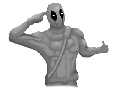 Deadpool art cartoon design digital painting digitalart illustration mascot mascot character mousecrafted photoshop portfolio vector