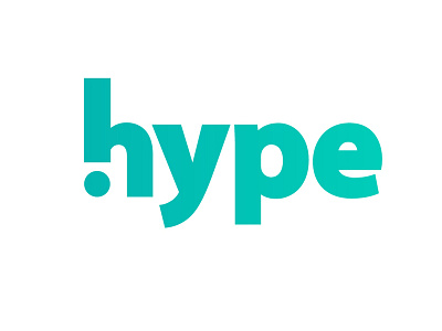 Hype AR logo branding flat logo typography
