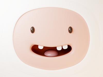 Finn - Adventure time 3d adventure time blender cartoon emotion face finn finn the human happy illustration smile