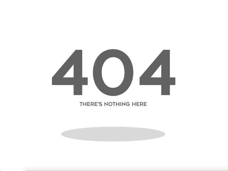 Page not found - Daily UI 404 404 error animate animation connection daily 100 daily ui error lost missing not found