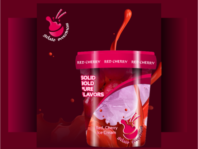 Ice Cream branding design illustration vector