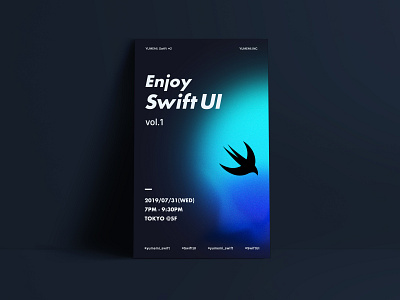 Poster Design 'Enjoy SwiftUI' graphicdesign poster poster design