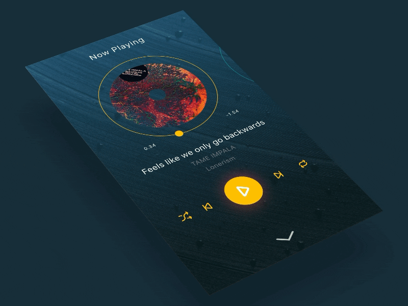 Musicplayer By Hanna White On Dribbble