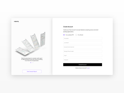 Naborly's New Signup Flow adobe xd create an account figma sign up sign up flow signup sketch ui ux