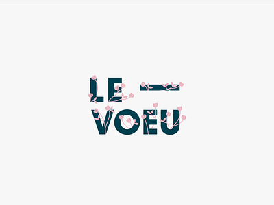 LE VOEU - logo design branding design illustration logo