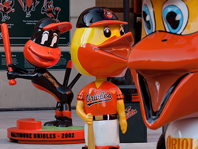 Camden Yards - Birds Of Baltimore baltimore baseball bobblehead mascot mlb orange orioles sports