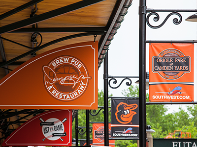 Camden Yards - Varied Signage