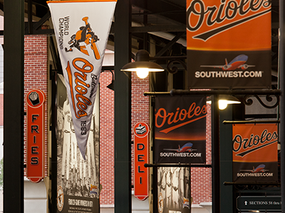 Camden Yards - Varied Signage