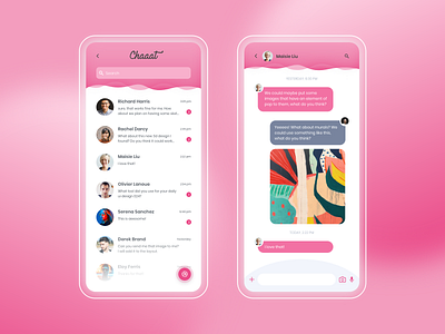 Daily UI. 013 - Direct Messaging adobexd app branding chat chat app concept dailyui design dribbble ui user experience user interface