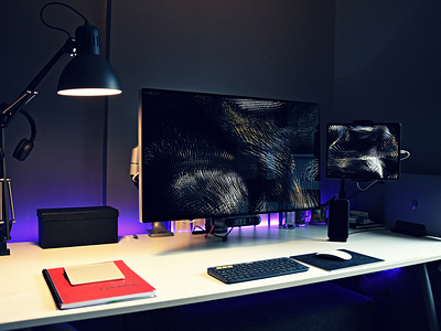 My 2020 Setup apple setup branding freelancer home office macbook pro 16 office pro display xdr website workstation