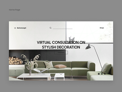 Furniture brand concept beauty branding design furniture design typography ui ux web website