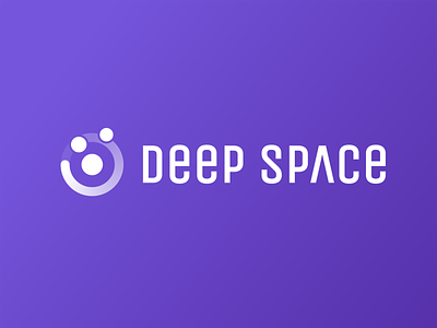 Deep Space Logo Design brand branding circle deep design gradient logo logotype moon orbit planets space universe