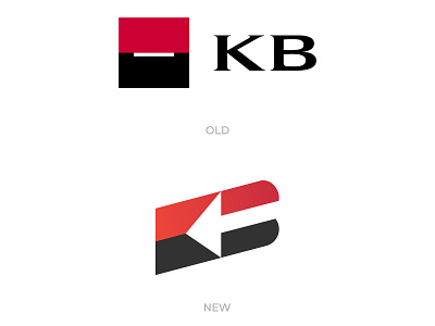 KB BANK LOGO REDESIGN bank bank logo black brand design kb kb logo logo logo bank logo design logo kb logo redesign logotype redesign redesign. white