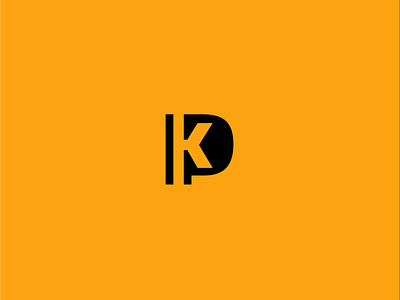 KP LOGO black building concept construction logo design inicials logo logo design logodesign logotype yellow