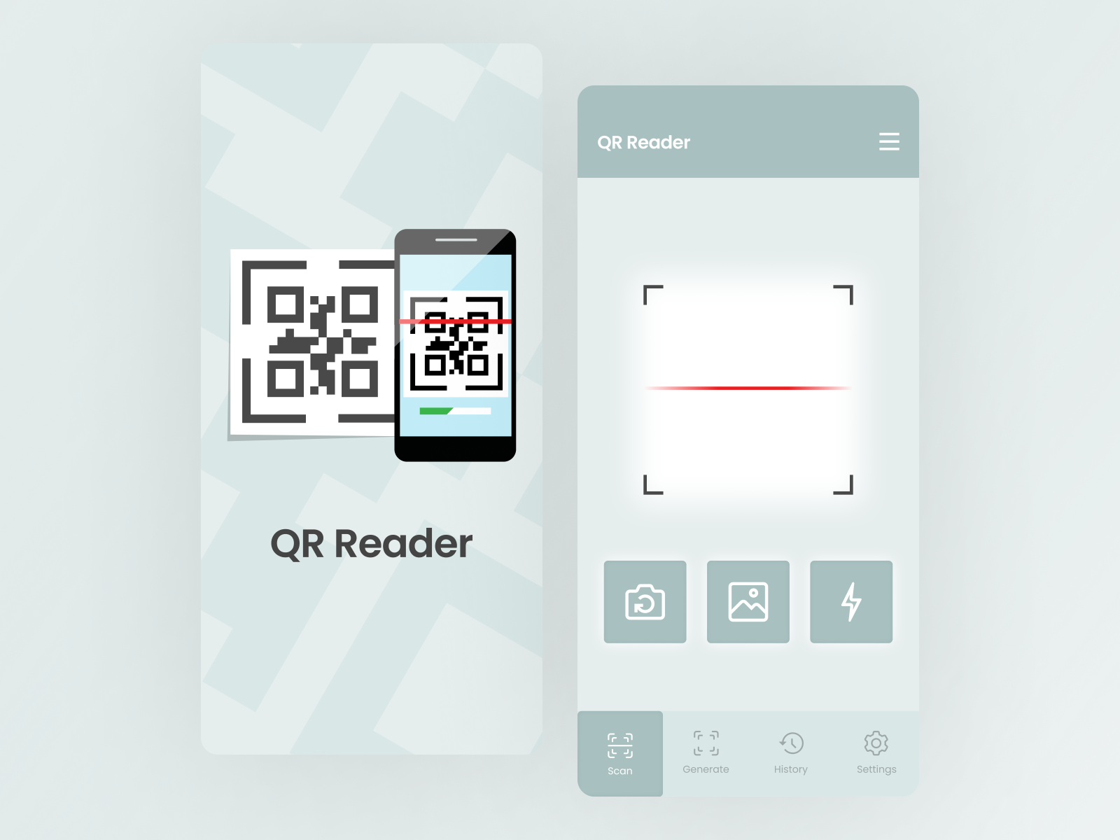 QR Reader by Vlad Samovarov on Dribbble