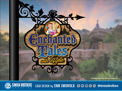 Enchanted Tales with Belle Logo / SIgn Design