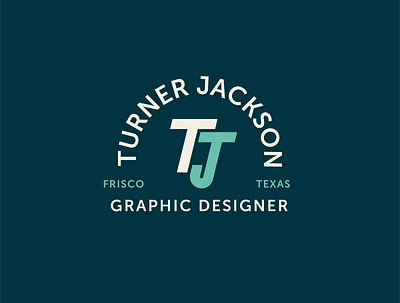 TJ Logo art branding design flat icon illustrator logo minimal type typography vector