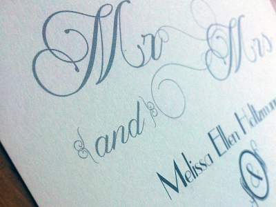 Wedding Invitation invitation print typography wedding