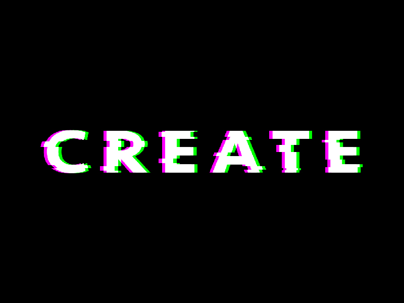 Create Glitch By Ryann Mack On Dribbble