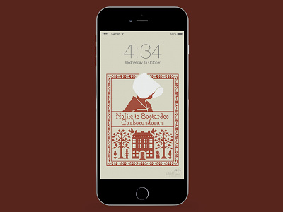 ✊️ The Handmaid's Tale Phone Wallpaper android book cross stitch download embroidery handmaid hulu iphone pixel pixel art stitch wallpaper