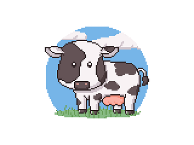 Cow Appreciation Day Pixel Art